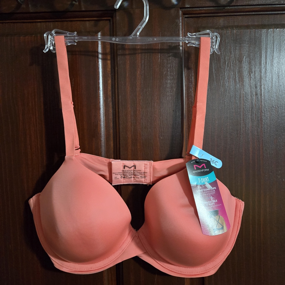 Maidenform Pink T-Shirt Bra with Molded Cups